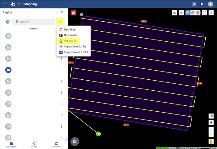 New Flight - Import File