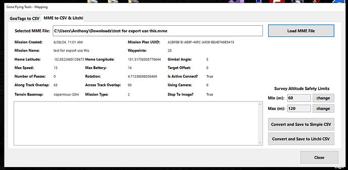 Gone Flying MME converter