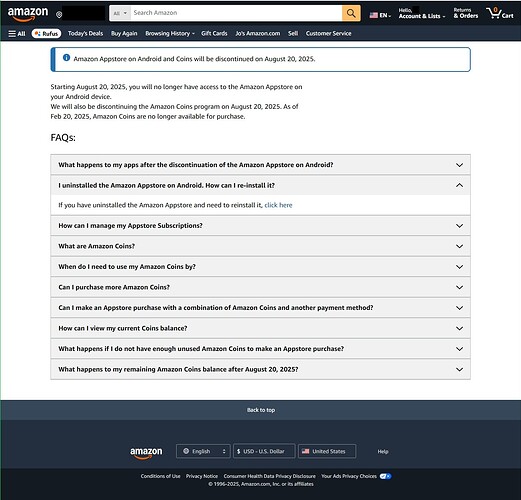 Amazon App Store Ending FAQ