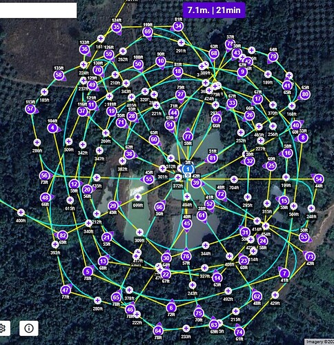 Spider's Web Litchi Mission