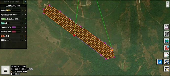 Anceent Lands Mapping 60 mins Estimate