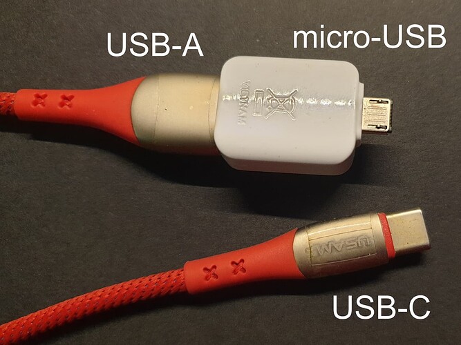 OTG micro-USB to USB-C